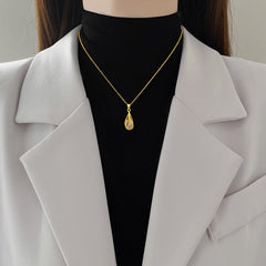 Rotating Water Drop Necklace For Women