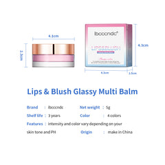 Blush Temperature Change Transparent Gel
